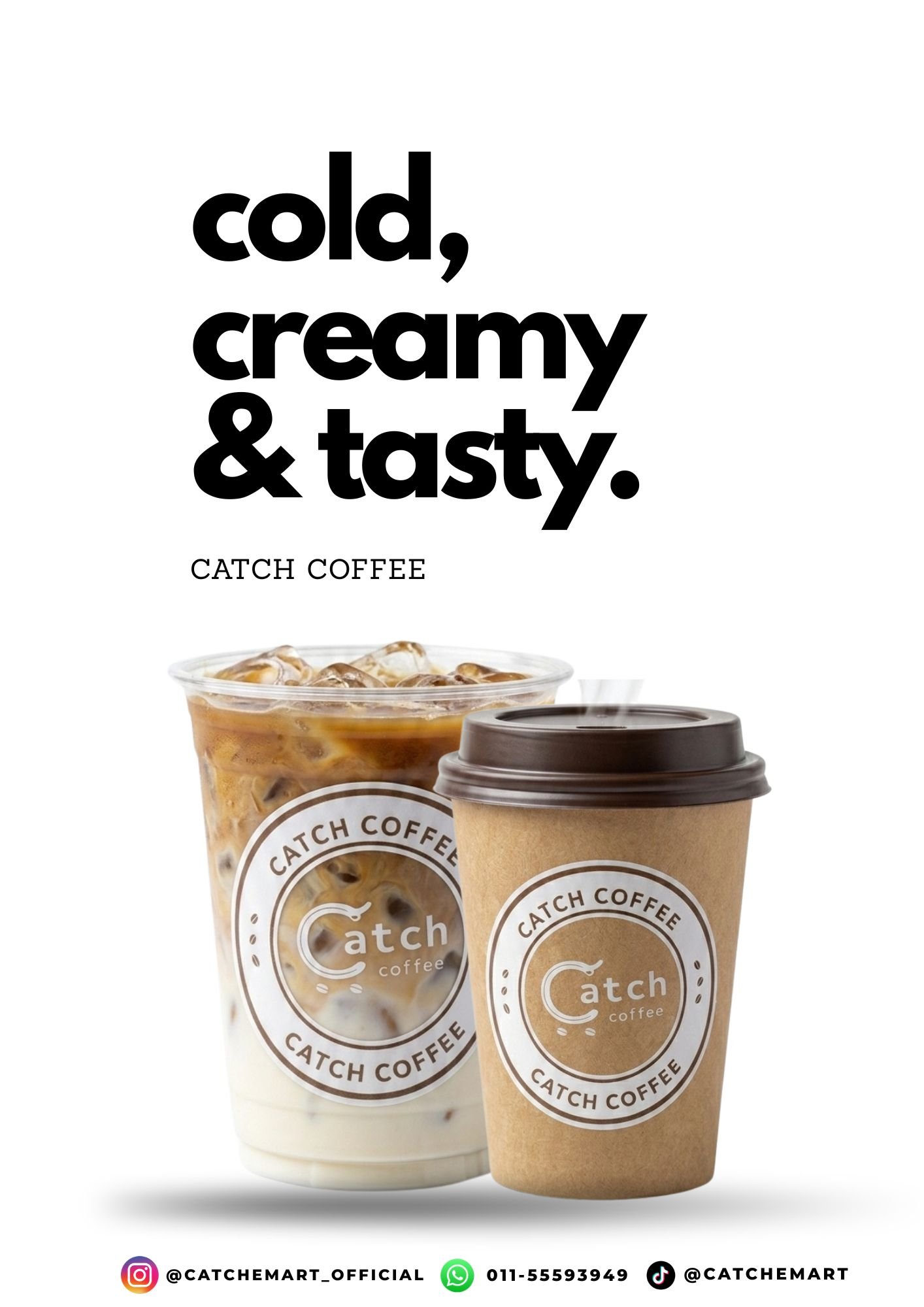 Cold Creamy Tasty Poster